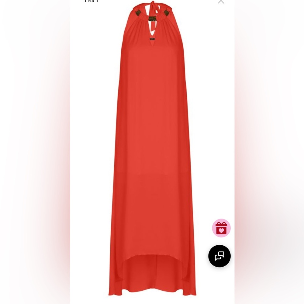 Elegant Red Sleeveless Maxi Dress